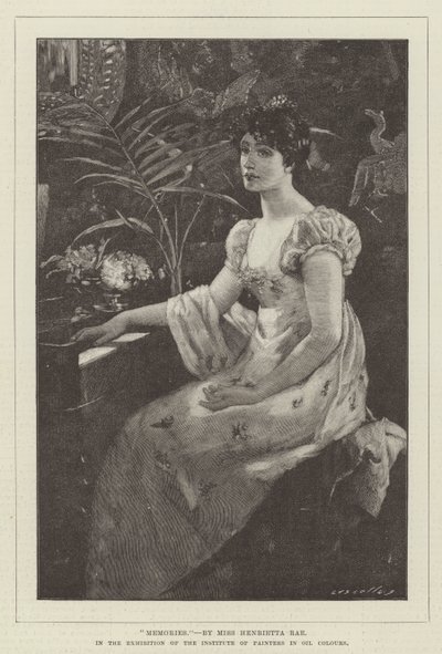 油彩画家協会の展覧会での思い出 作： Henrietta Rae